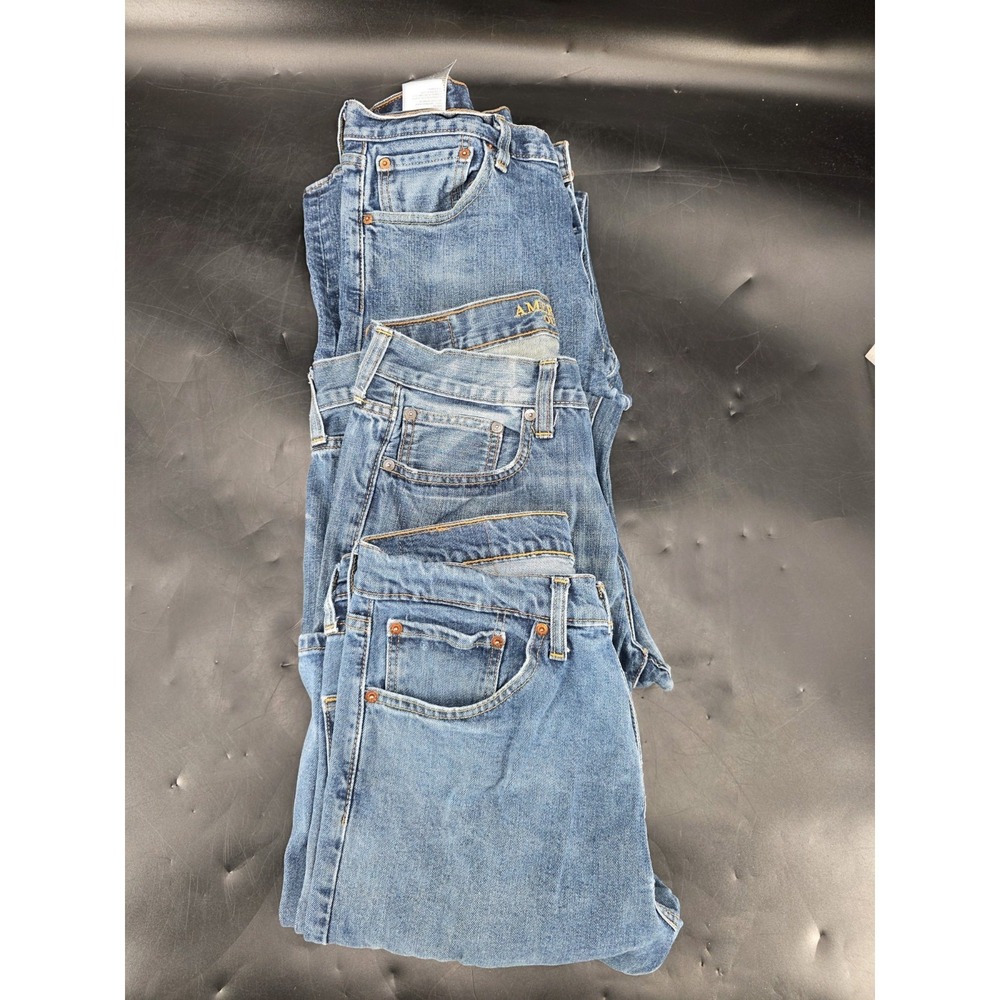 X3 Levi's 505,501 & American Eagle Men's Size 32x30 Jeans